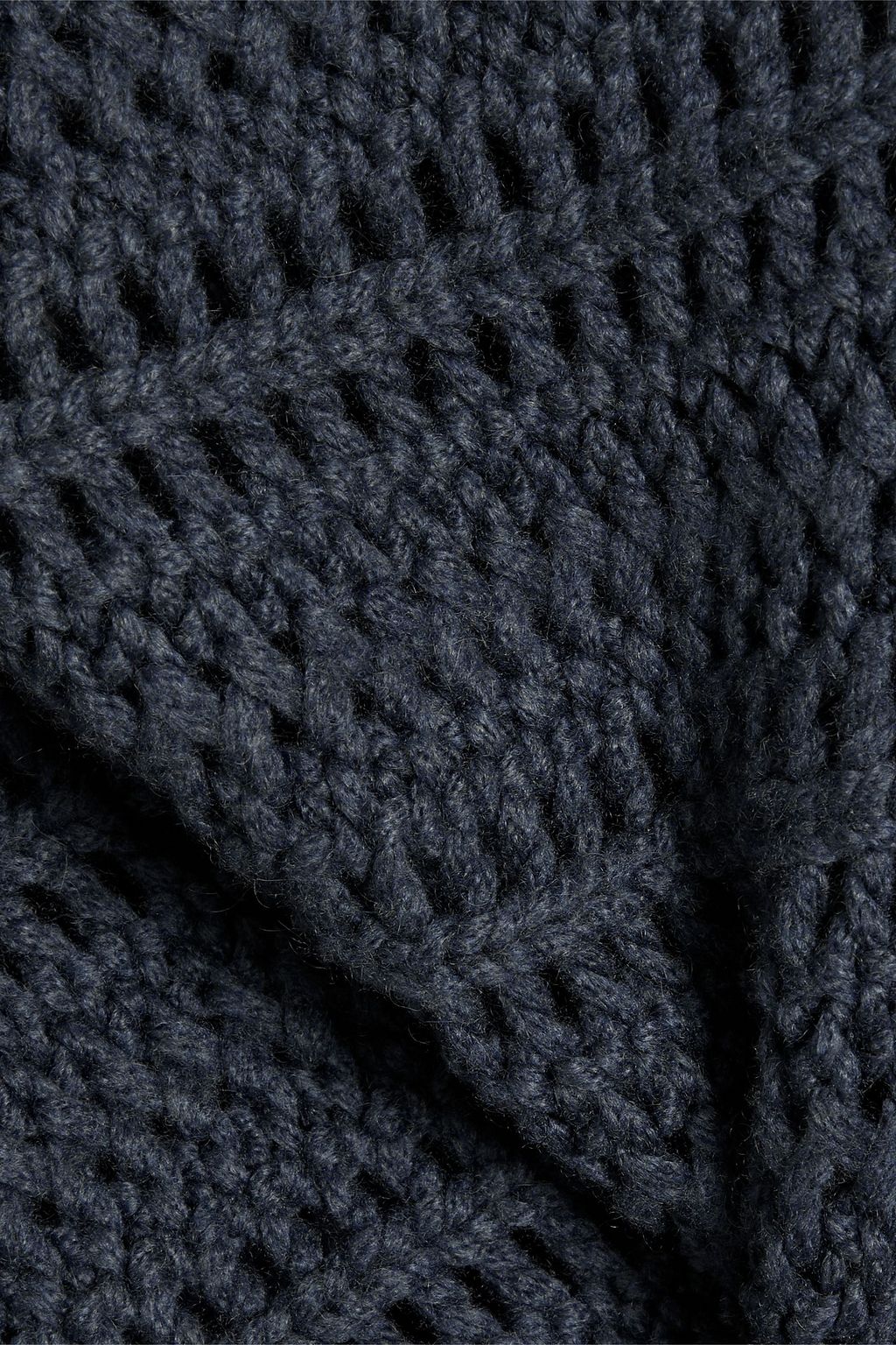 BRUNELLO CUCINELLI Open-knit cashmere turtleneck sweater