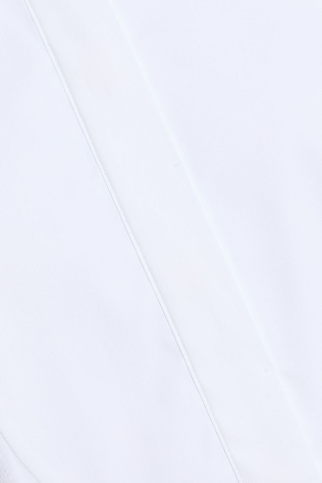 BRUNELLO CUCINELLI Bead-embellished organza and cotton-blend poplin shirt