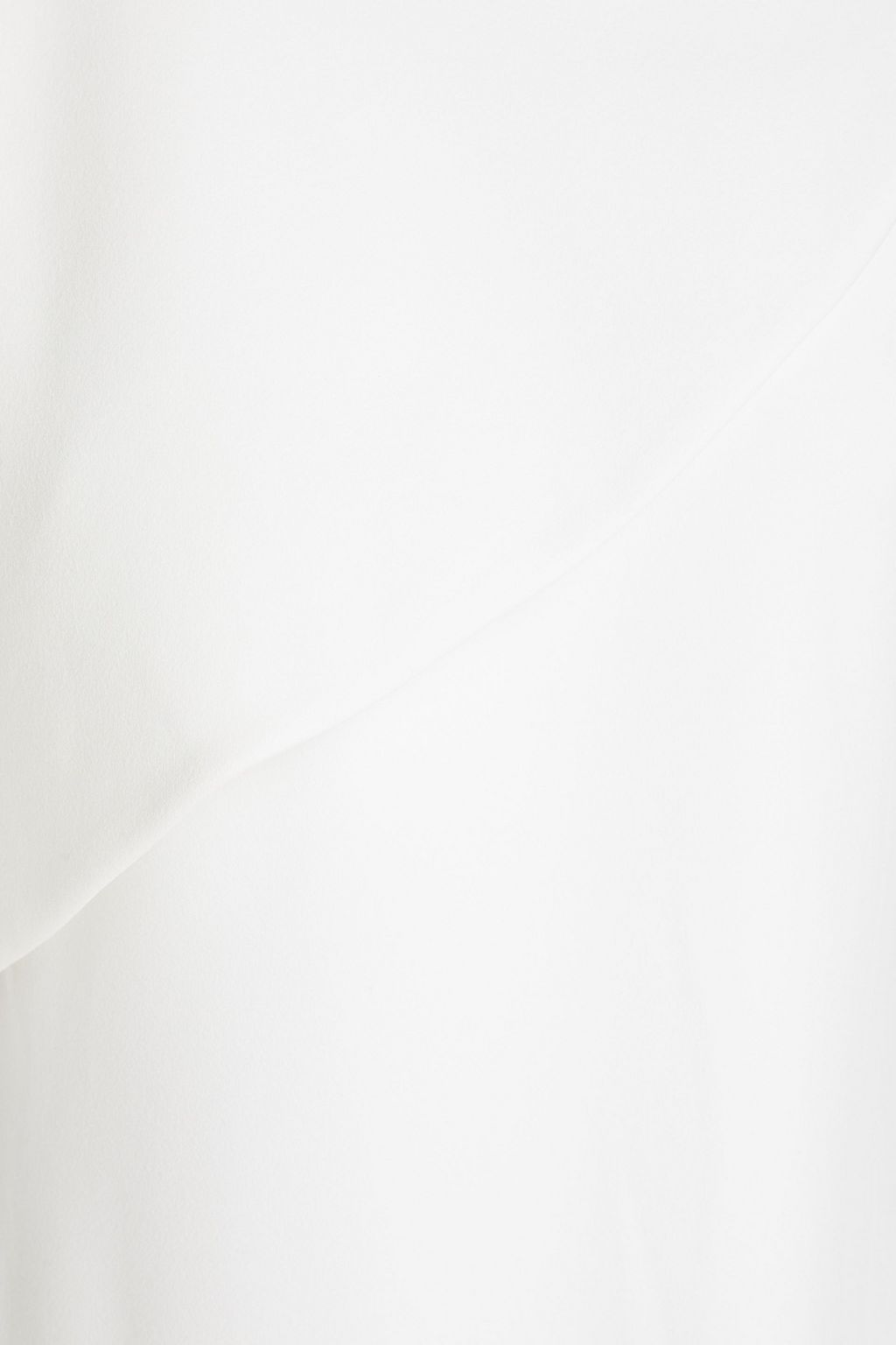 BADGLEY MISCHKA Button-embellished crepe midi dress