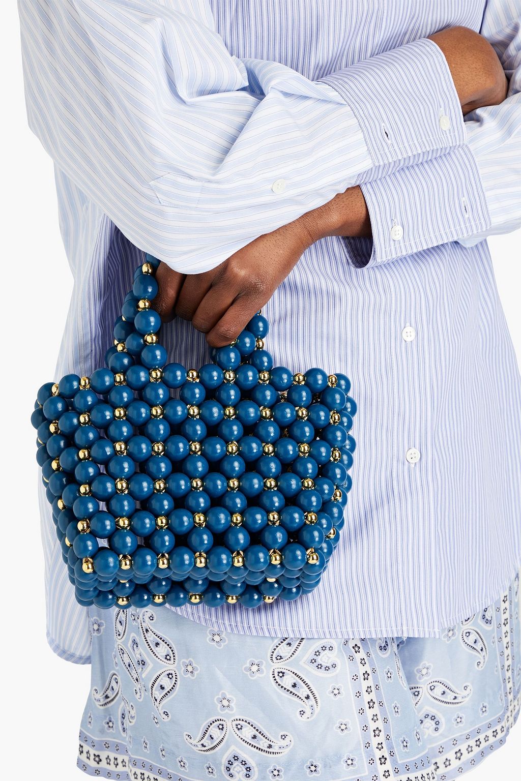 VANINA Bolero beaded tote