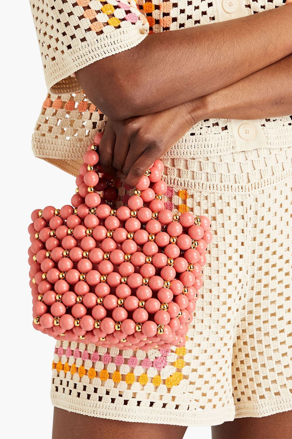 VANINA Bolero beaded tote