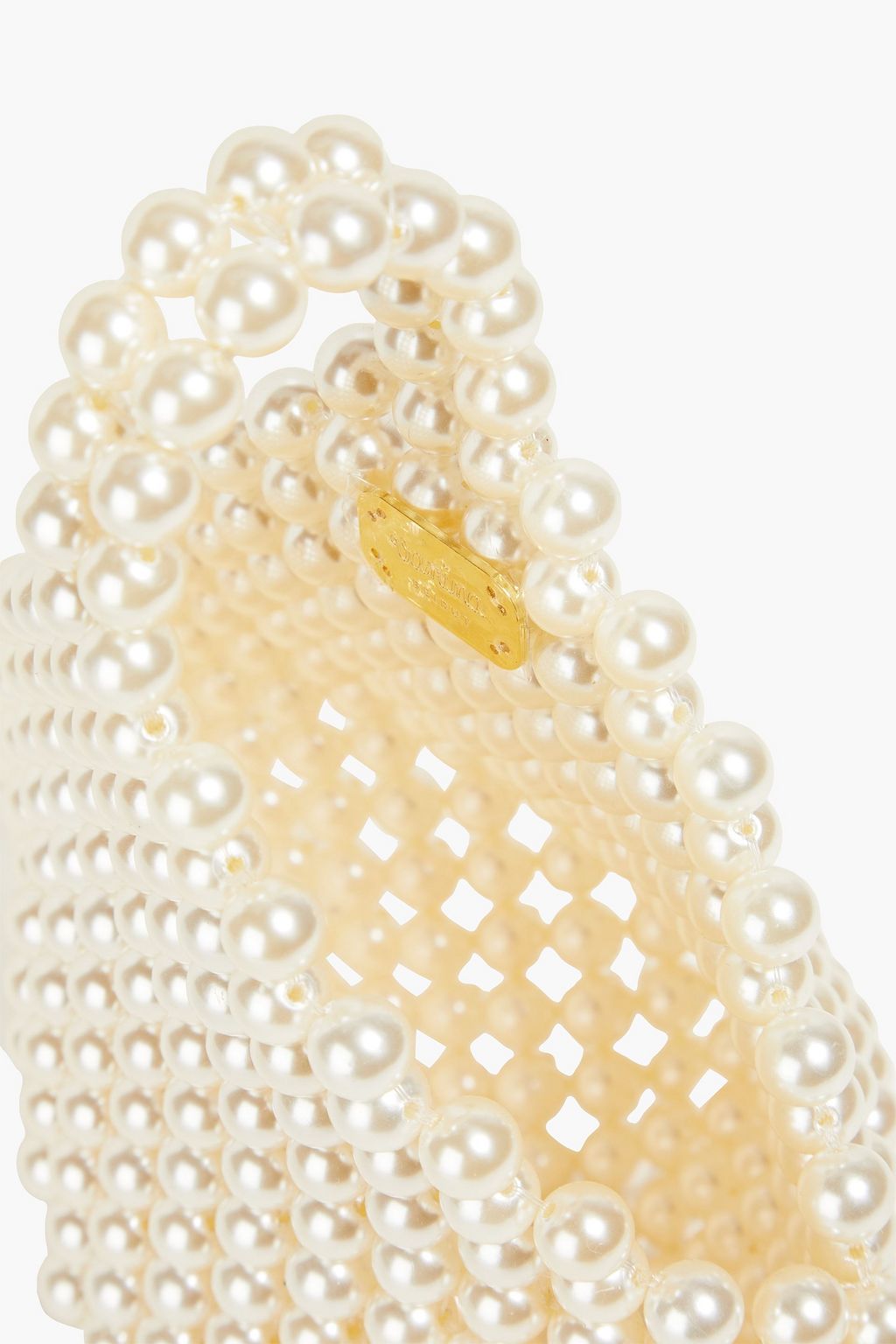 VANINA Le Bourgeon faux pearl tote