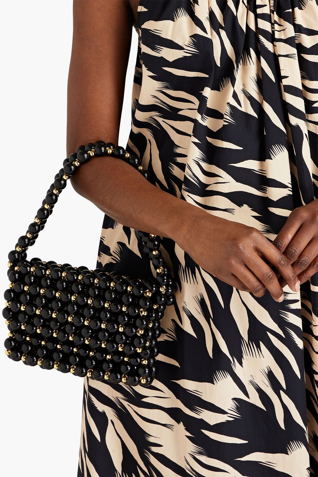 VANINA Rêveries beaded shoulder bag