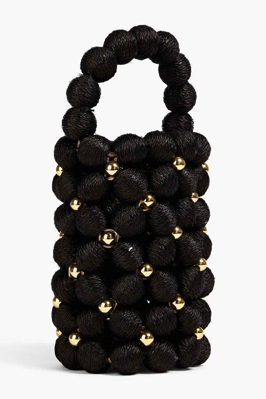VANINA Comino crystal-embellished beaded bucket bag