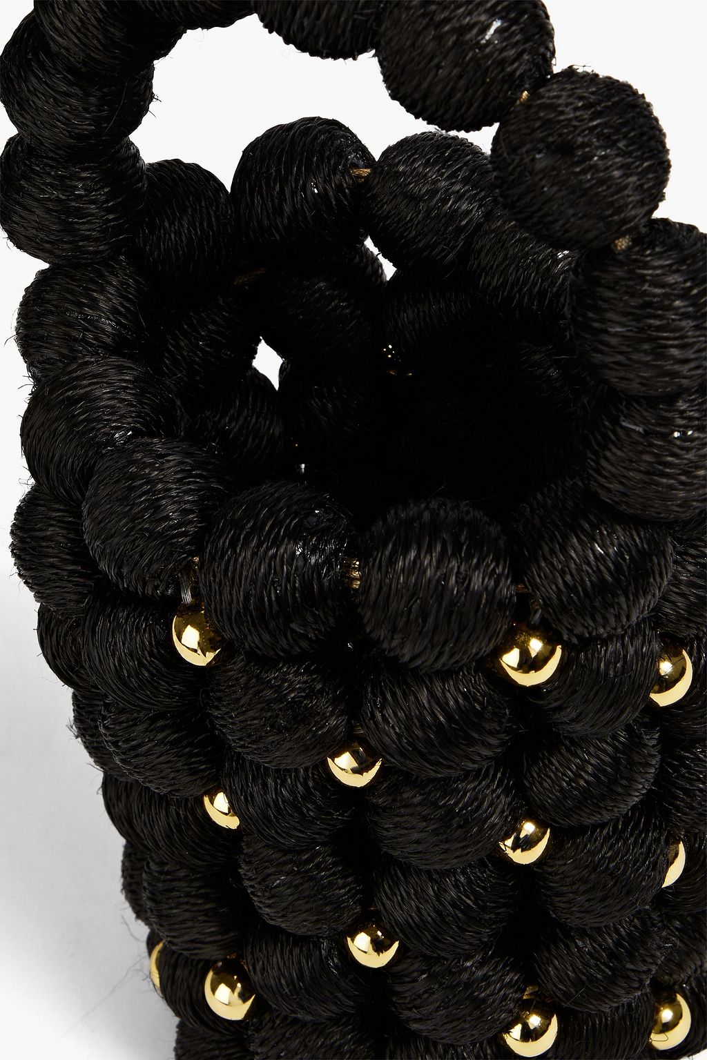 VANINA Comino crystal-embellished beaded bucket bag