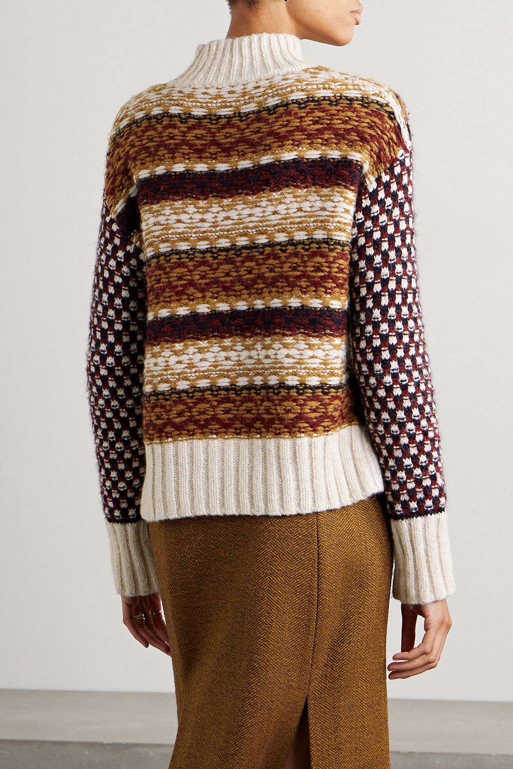 VERONICA BEARD Clary knitted turtleneck sweater