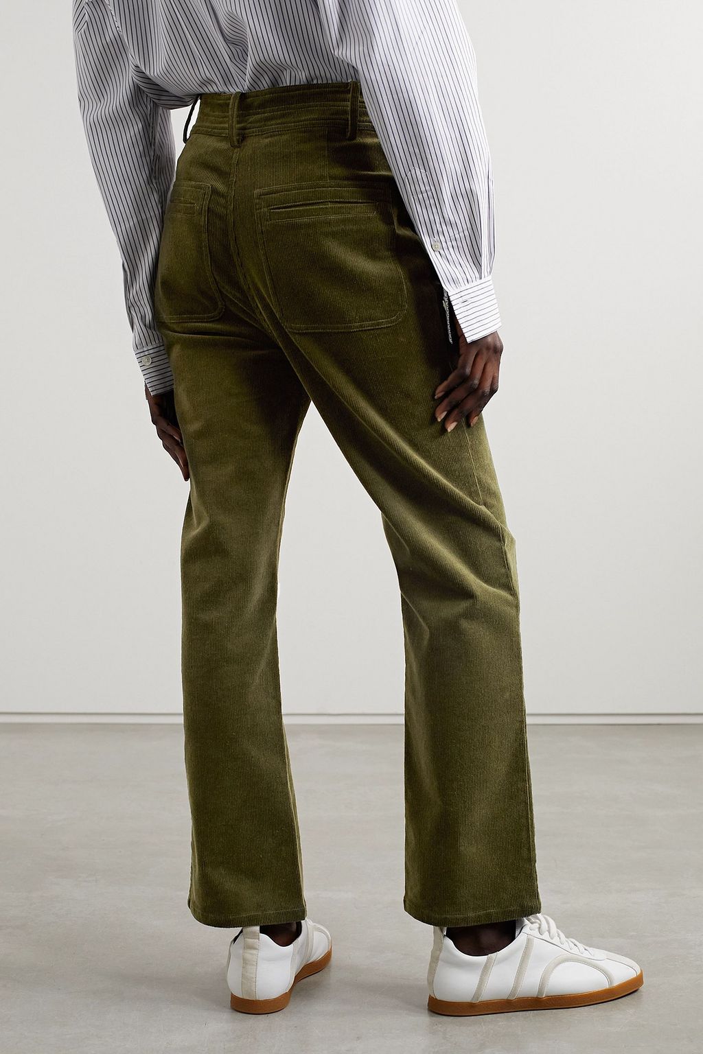 APIECE APART Marston stretch-cotton corduroy straight-leg pants