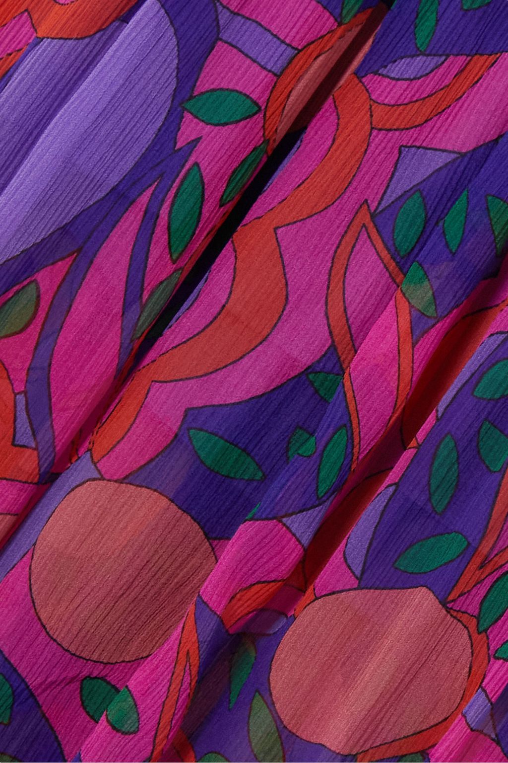 ISABEL MARANT Gathered printed silk-crepon maxi dress