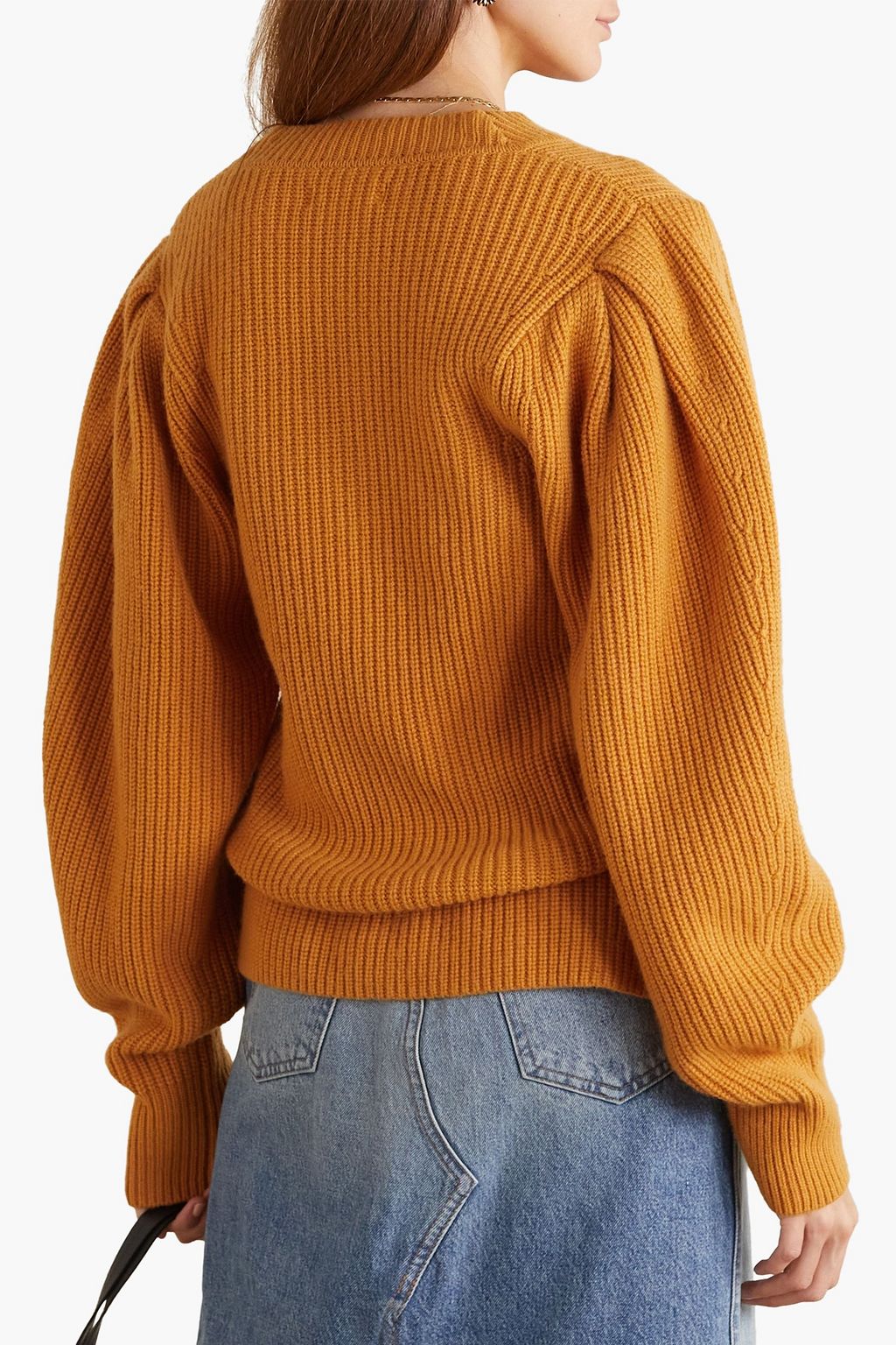 ISABEL MARANT Ariane ribbed wool and cashmere-blend sweater