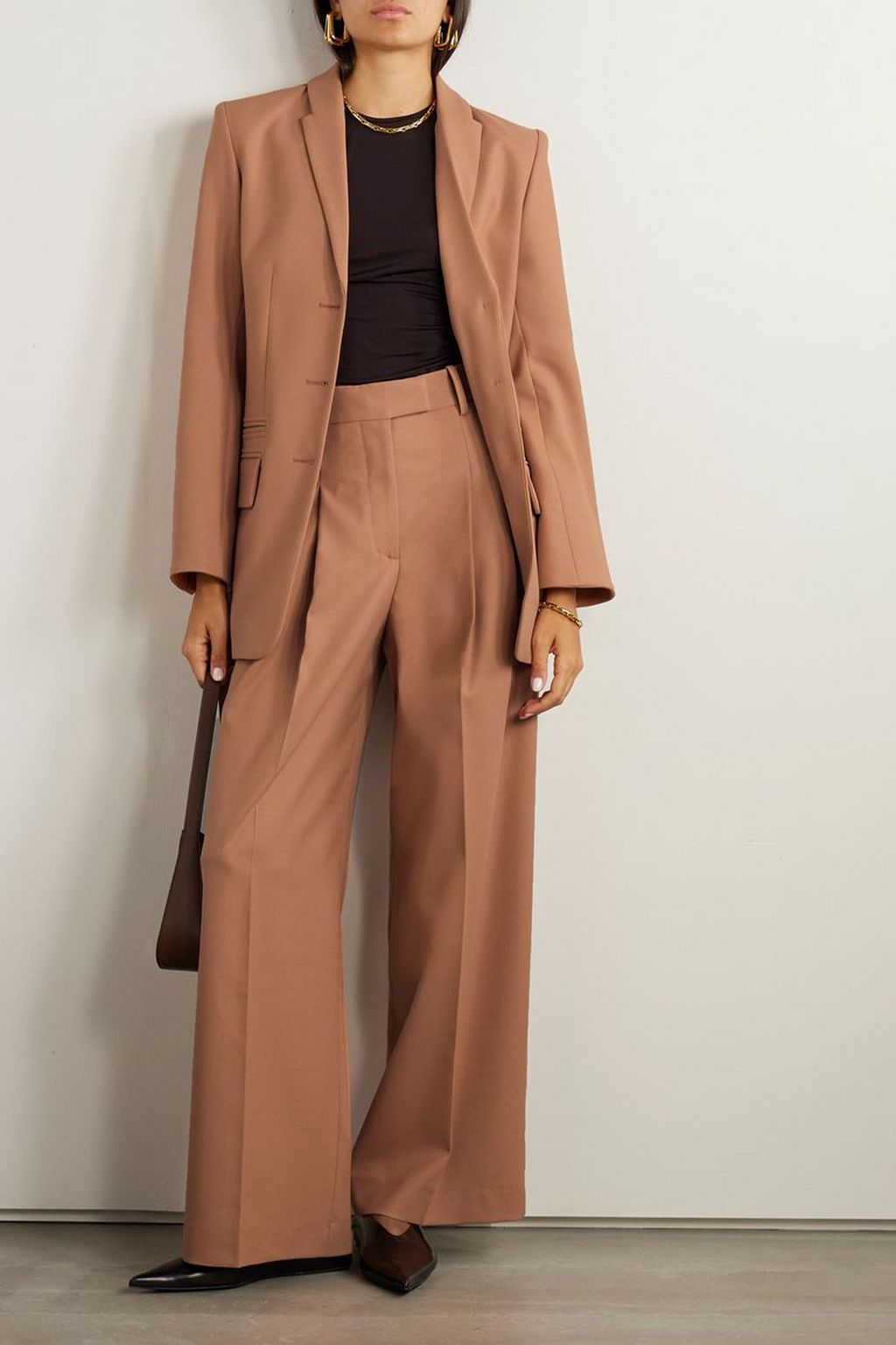 BY MALENE BIRGER بليزر «بورتر» من التويل