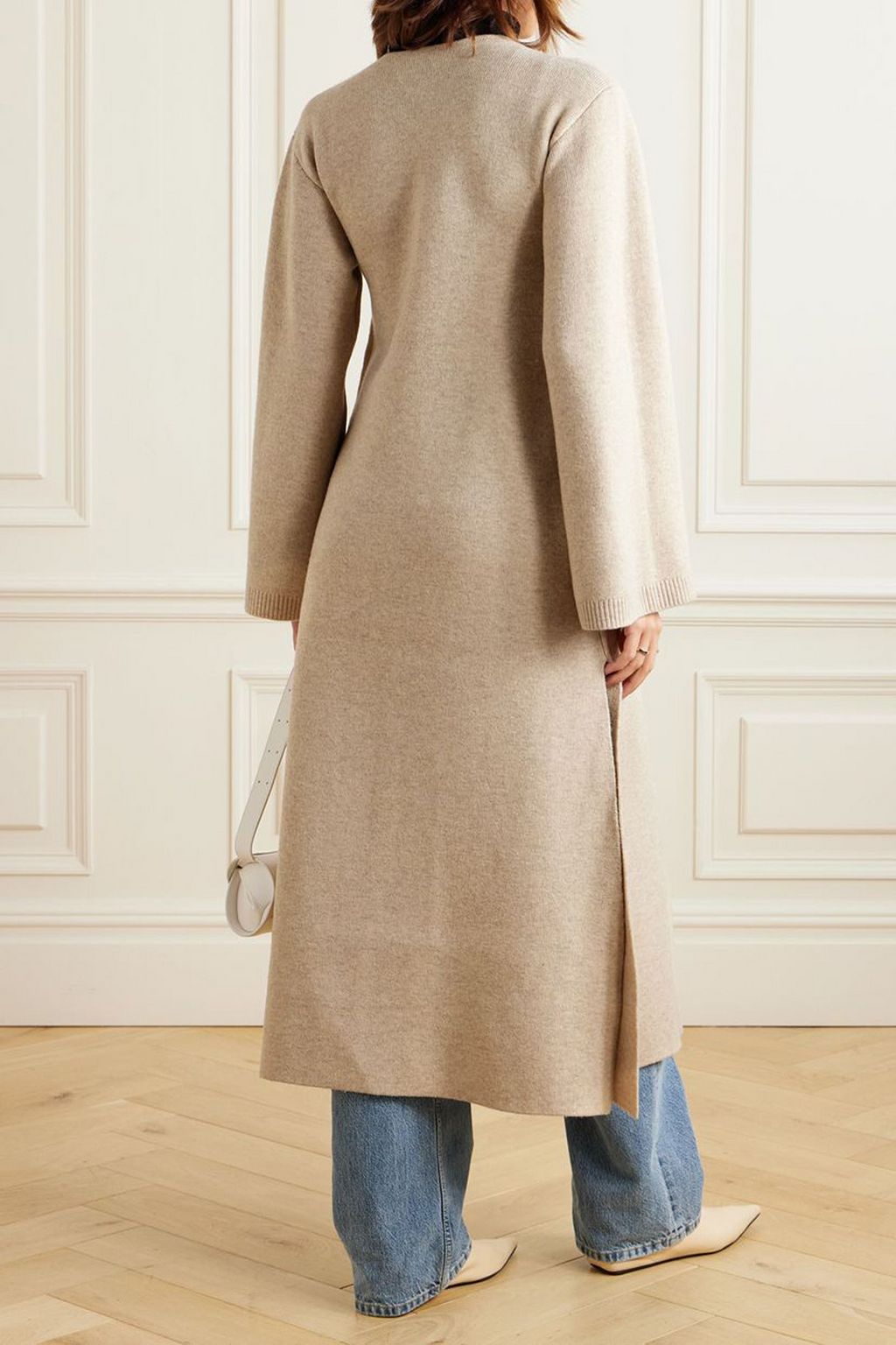 BY MALENE BIRGER كارديغان "كارلين" من مزيج الصوف بصفين من الأزرار