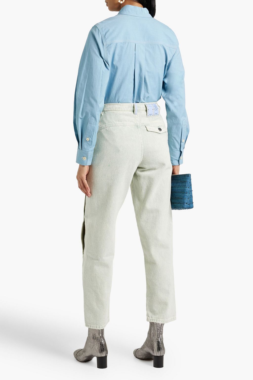 ISABEL MARANT 코튼 샴브레이 셔츠
