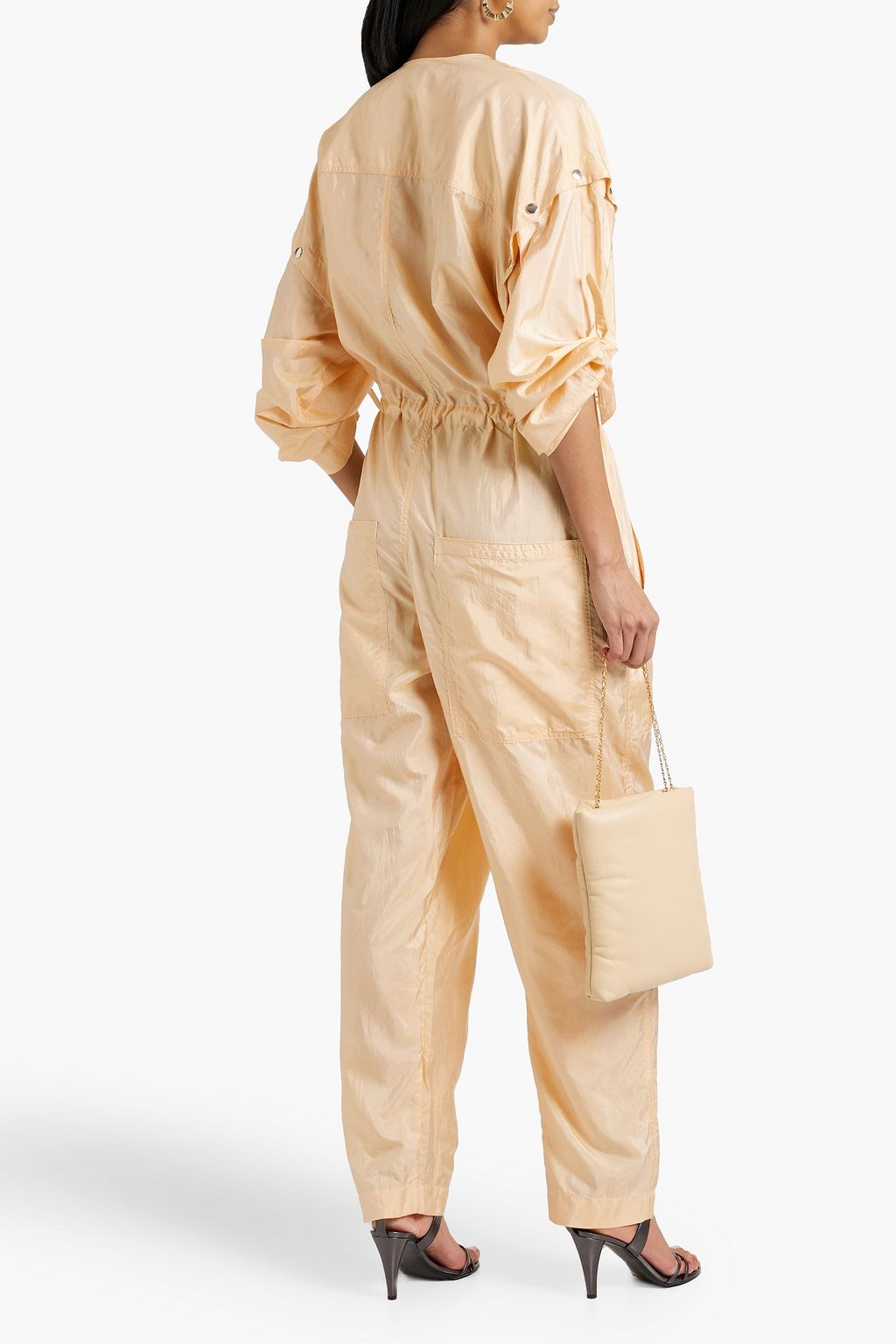 ISABEL MARANT Lympia studded taffeta jumpsuit