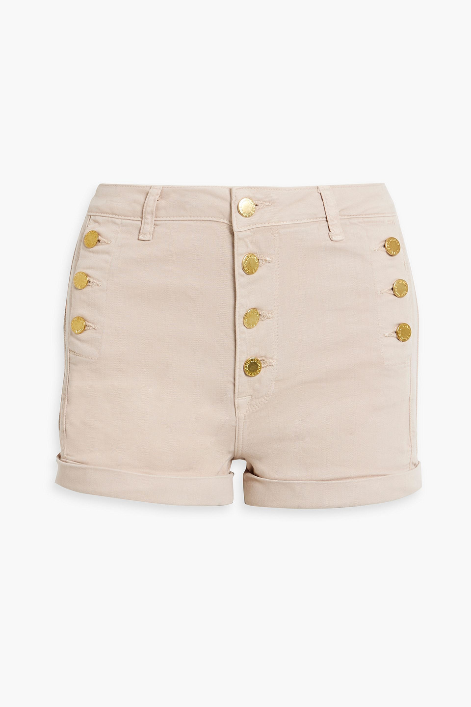 Melissa Odabash Yanni Denim Shorts In Blush