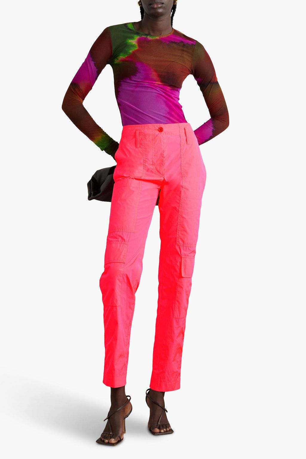 DRIES VAN NOTEN Poplin straight-leg pants
