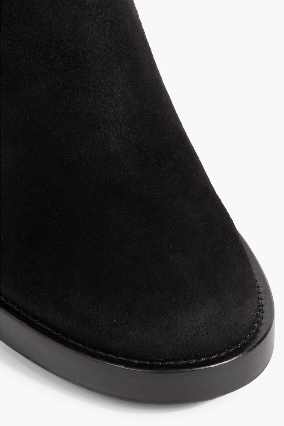 Shop Gianvito Rossi 60 Suede Ankle Boots In Black