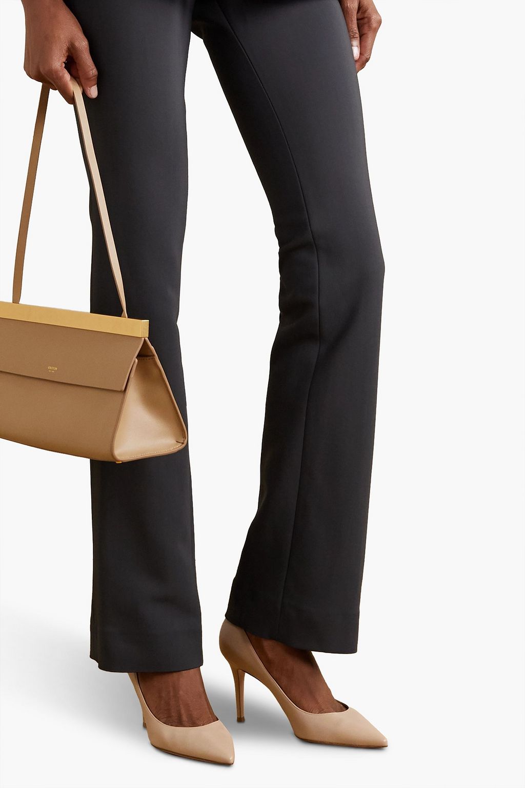 GIANVITO ROSSI 85 leather pumps THE