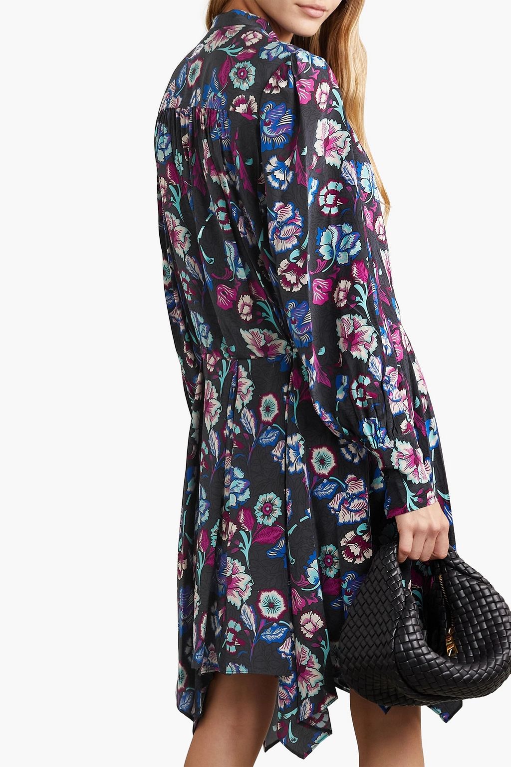 ISABEL MARANT Verikio ruffled floral-print silk mini dress