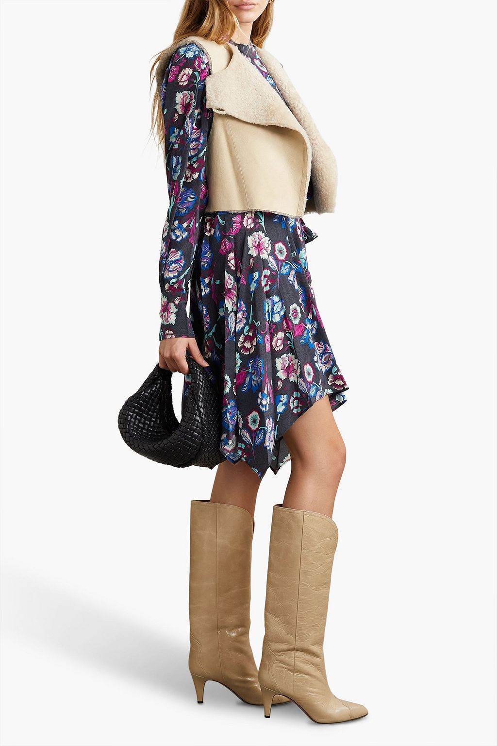 ISABEL MARANT Verikio ruffled floral-print silk mini dress