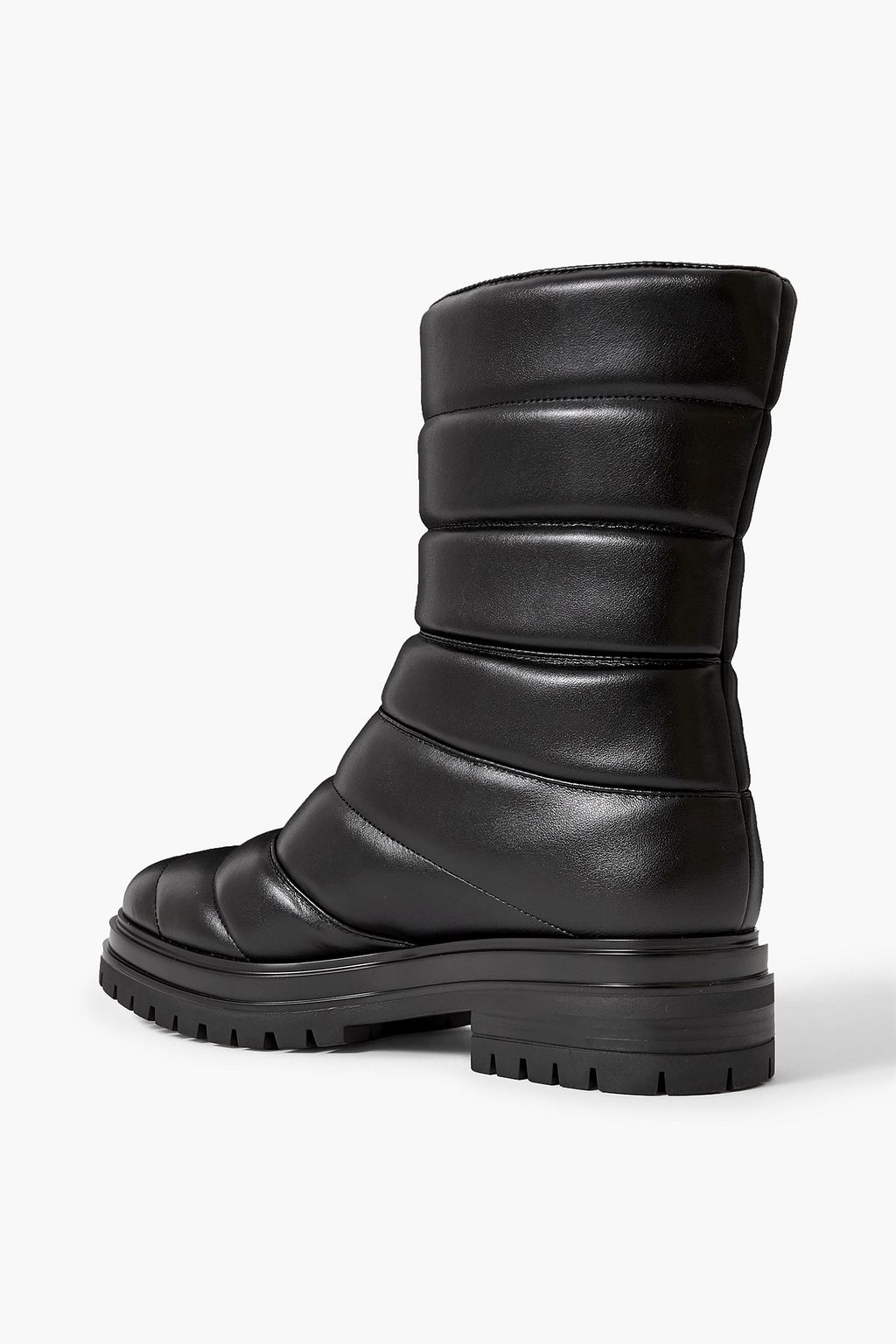 GIANVITO ROSSI Quilted faux leather ankle boots
