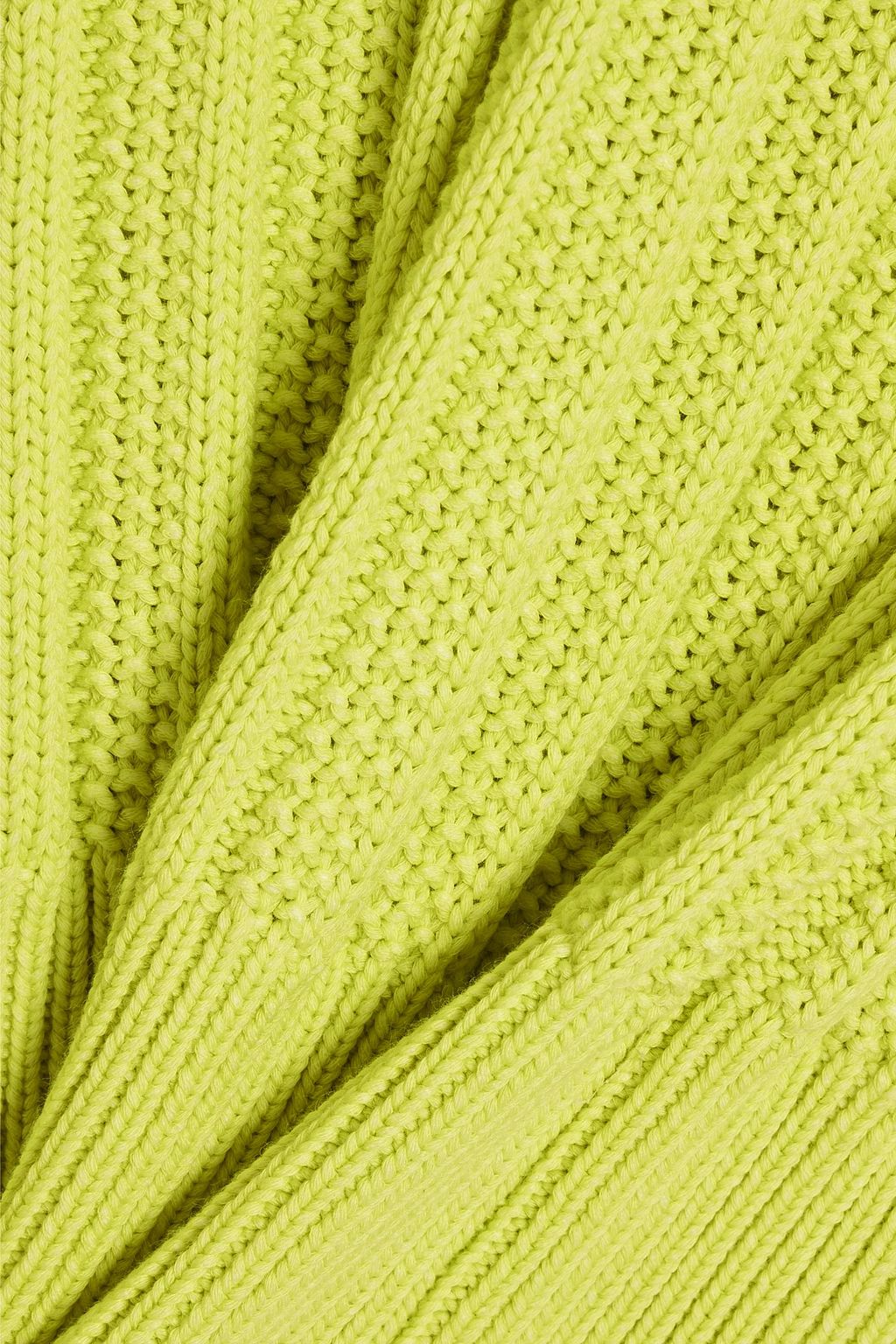 IRIS & INK Ingrid ribbed organic cotton-blend sweater