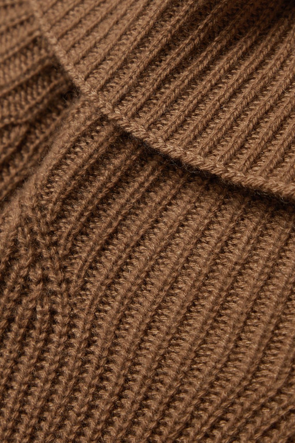 LAFAYETTE 148 Ribbed wool and cashmere-blend turtleneck maxi dress