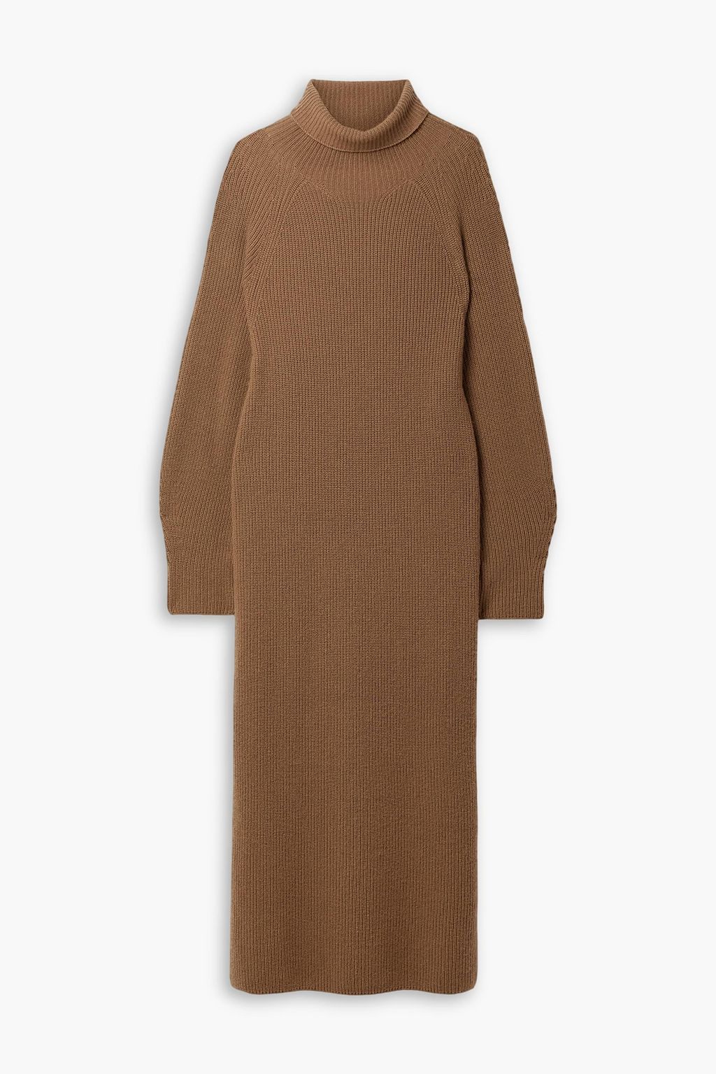 LAFAYETTE 148 Ribbed wool and cashmere blend turtleneck maxi dress THE OUTNET