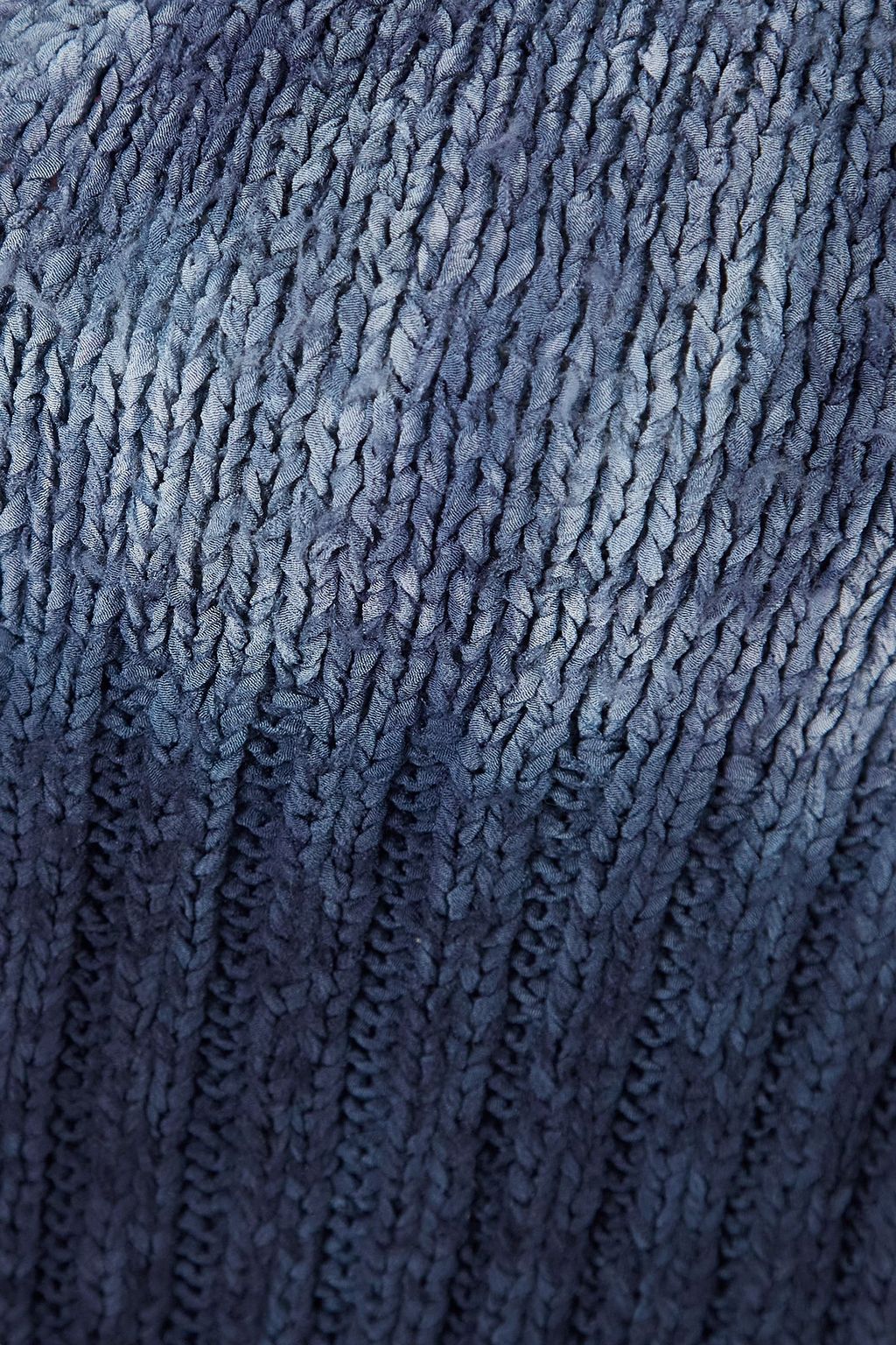 ALTUZARRA リブ編みシルク ブラトップ タイダイ