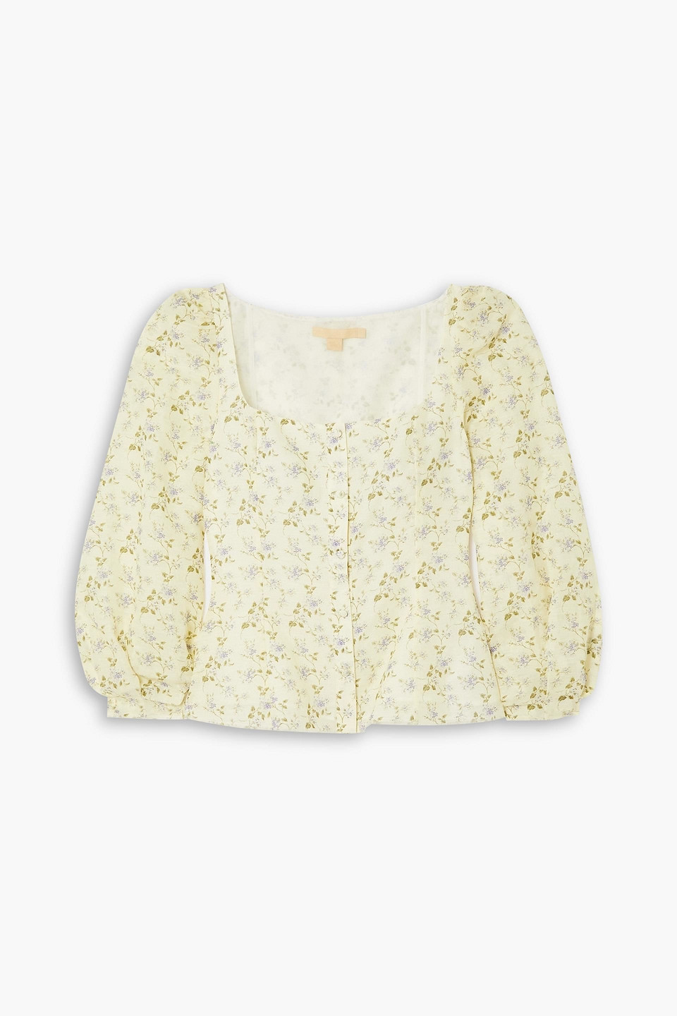 Brock Collection Thelma floral-print linen and cotton-blend blouse