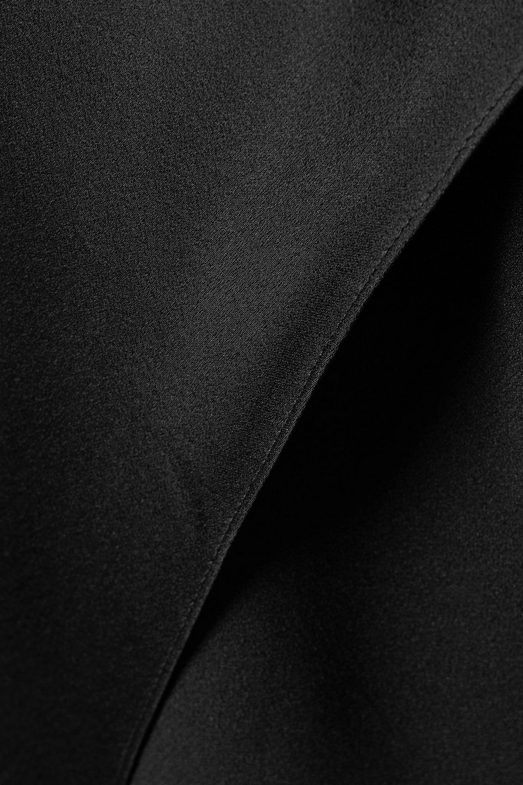 MONSE Asymmetric draped satin maxi skirt
