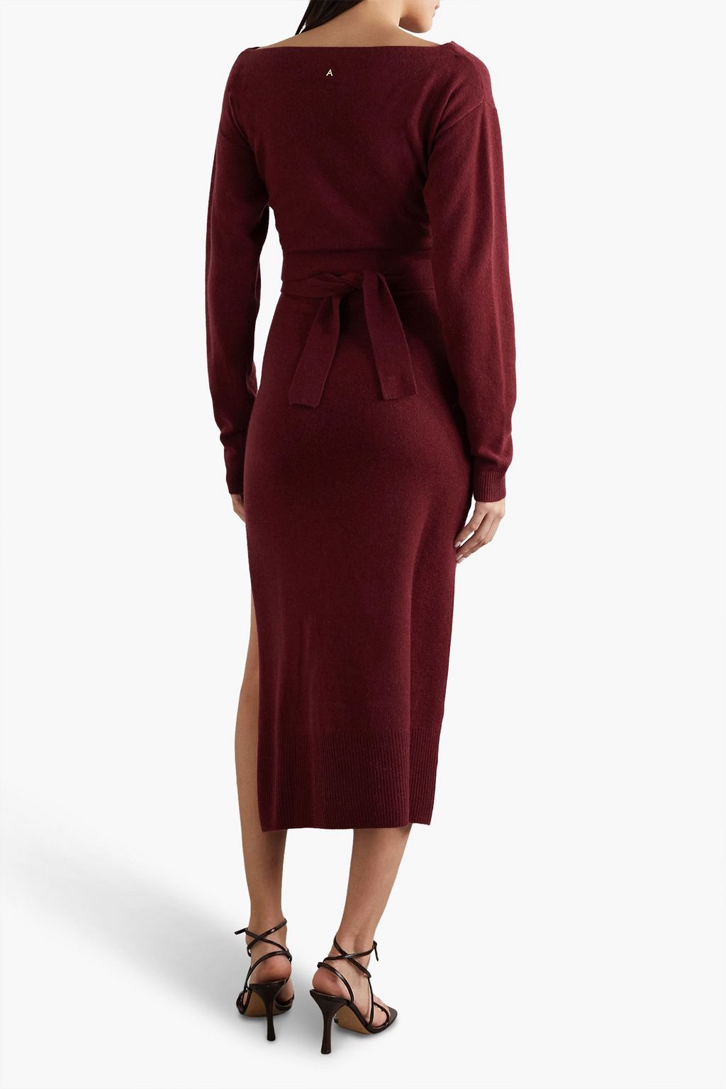ALTUZARRA カシミヤ ラップ風ミディワンピース