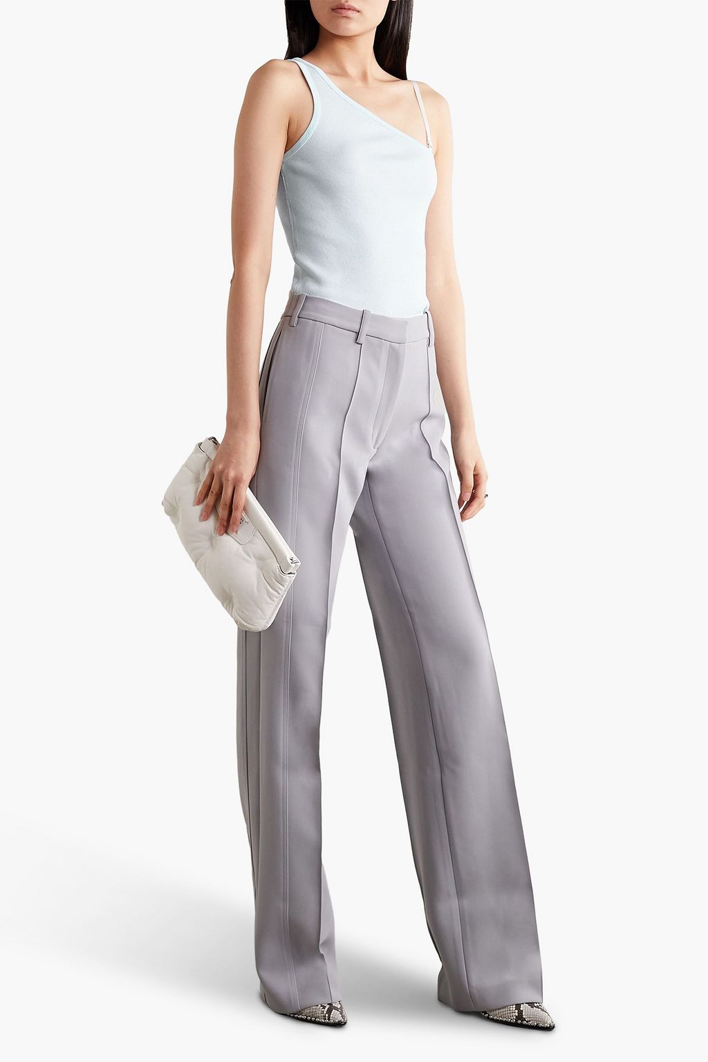 HELMUT LANG リブ編みコットンジャージー タンクトップ