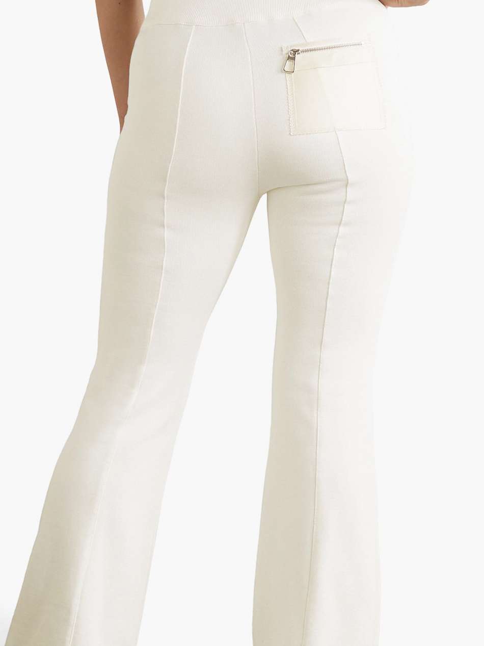 free to french cotton-blend terry flared pants