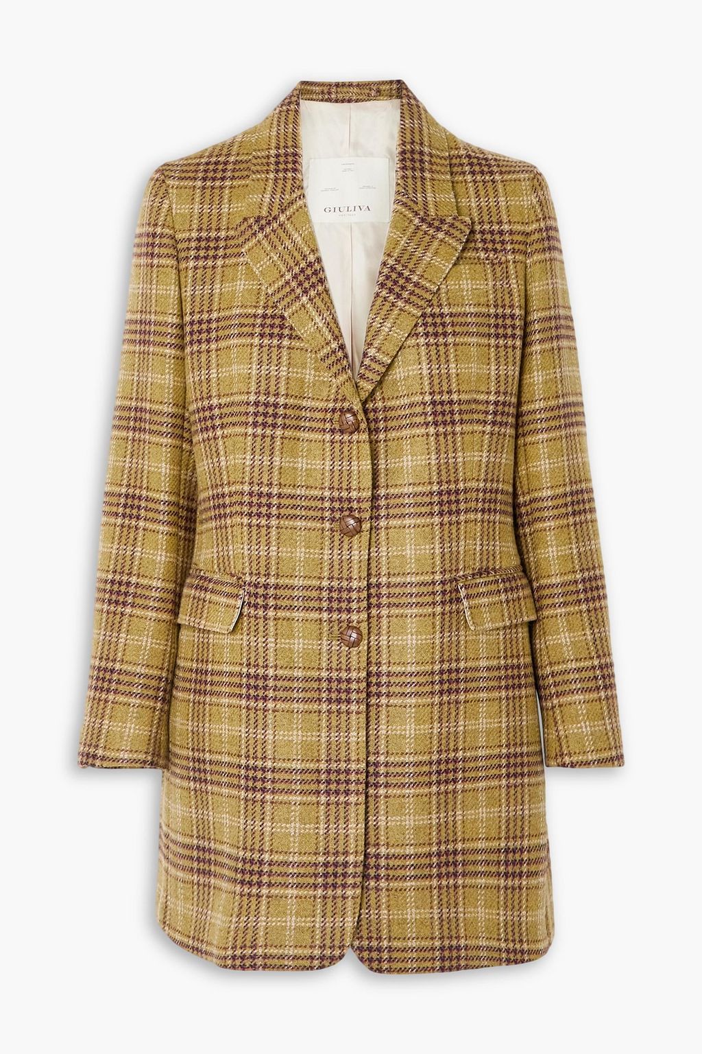 GIULIVA HERITAGE Karen checked wool blazer THE OUTNET