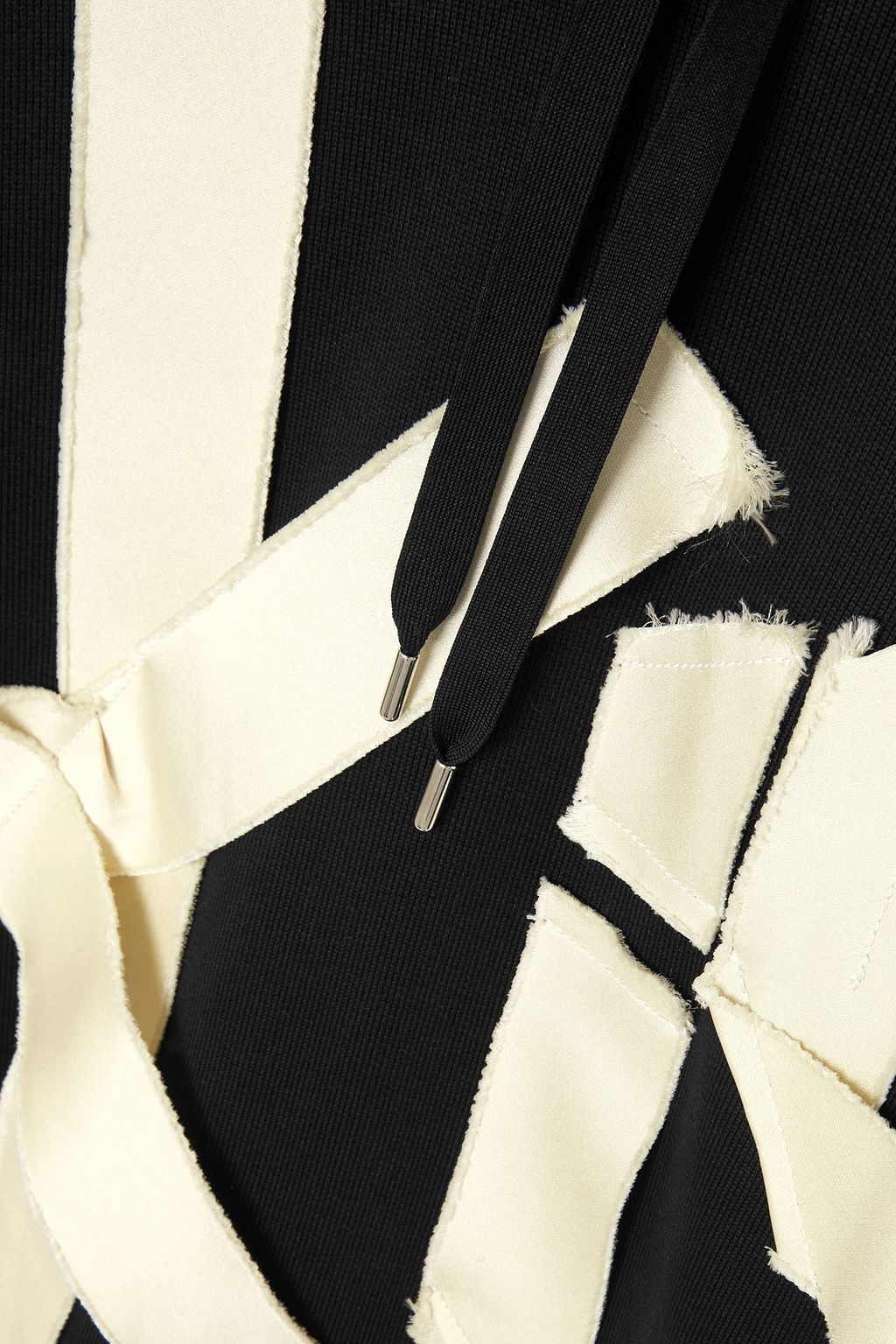 AZ FACTORY Appliquéd French cotton-blend terry hoodie