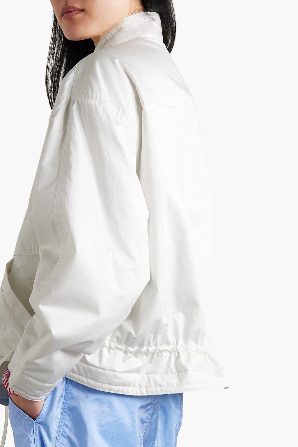 ISABEL MARANT Fadili double-breasted cotton-sateen jacket