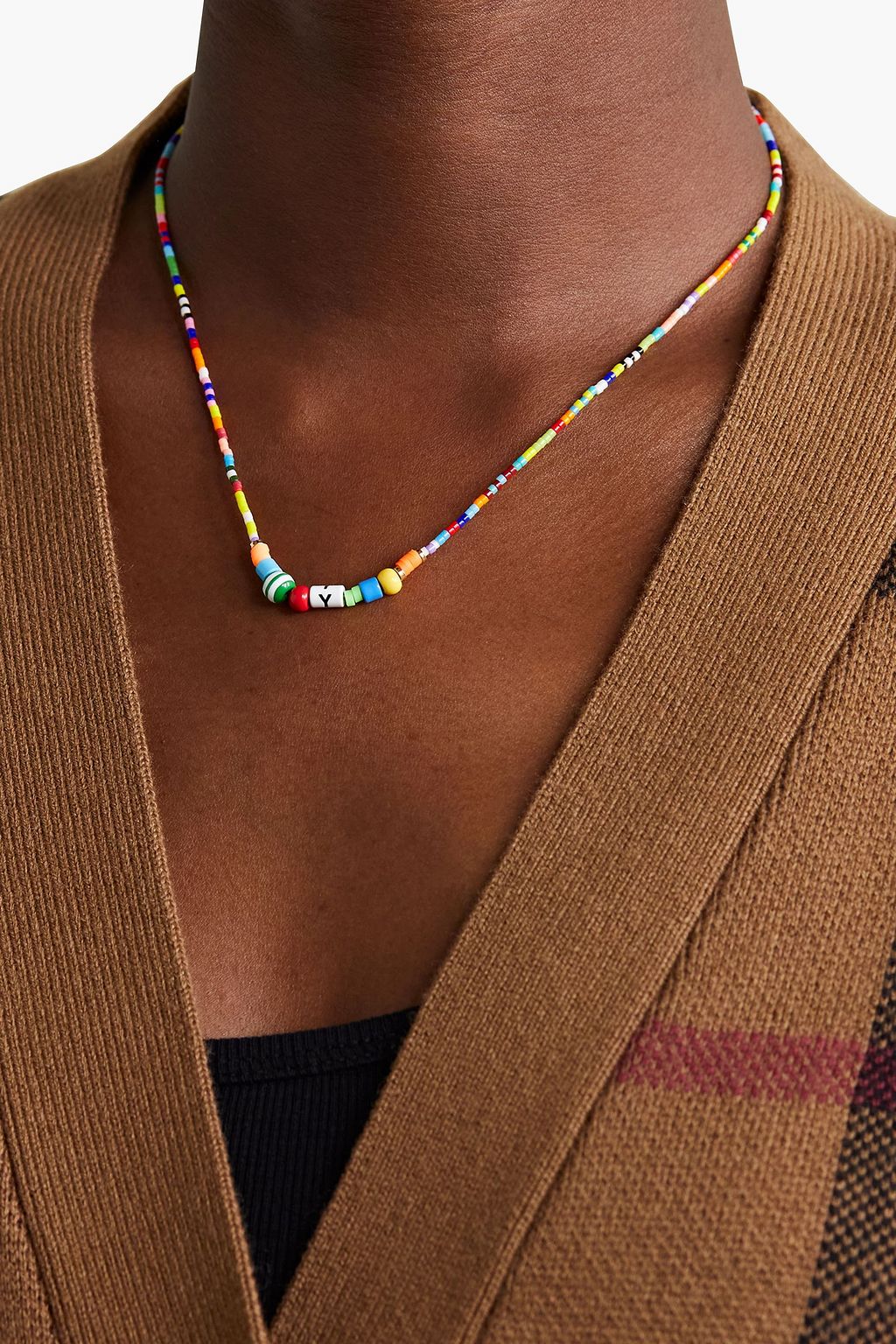 ROXANNE ASSOULIN Alphabet Soup gold-tone beaded necklace