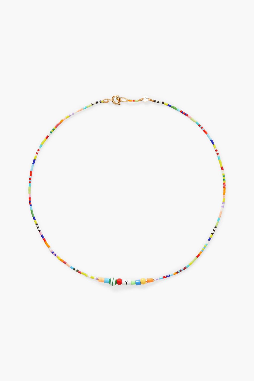 ROXANNE ASSOULIN Alphabet Soup gold-tone beaded necklace