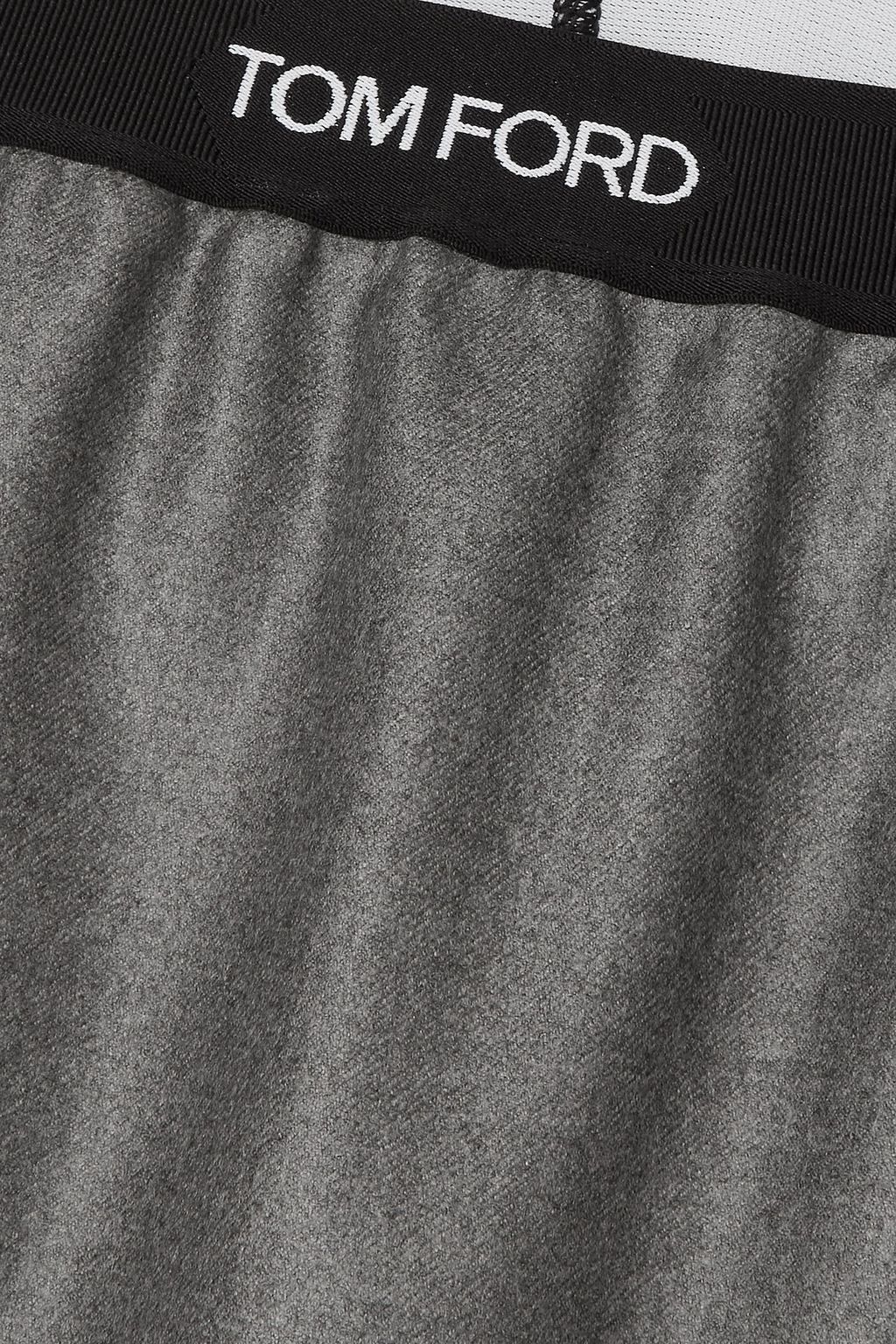 TOM FORD Cashmere-twill mini skirt