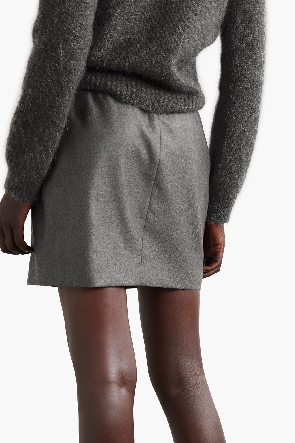 TOM FORD Cashmere-twill mini skirt