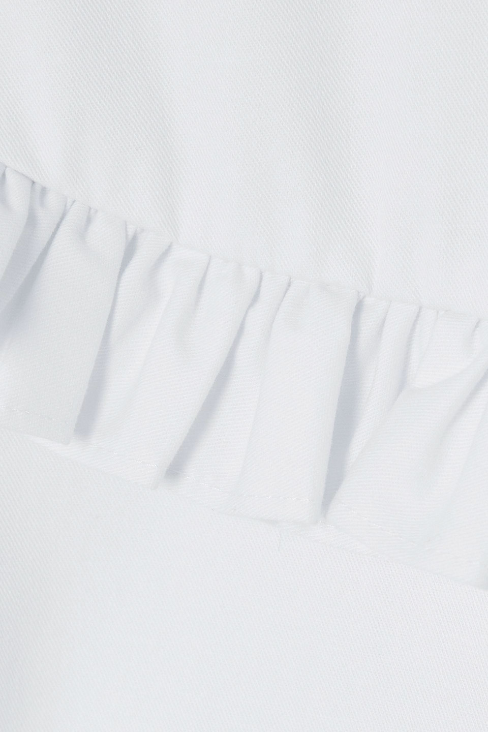 ACHEVAL PAMPA VICTORIA TIERED RUFFLED STRETCH-COTTON TWILL MAXI DRESS