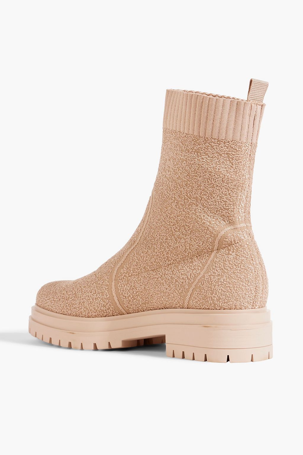 GIANVITO ROSSI Chester stretch-knit Chelsea boots