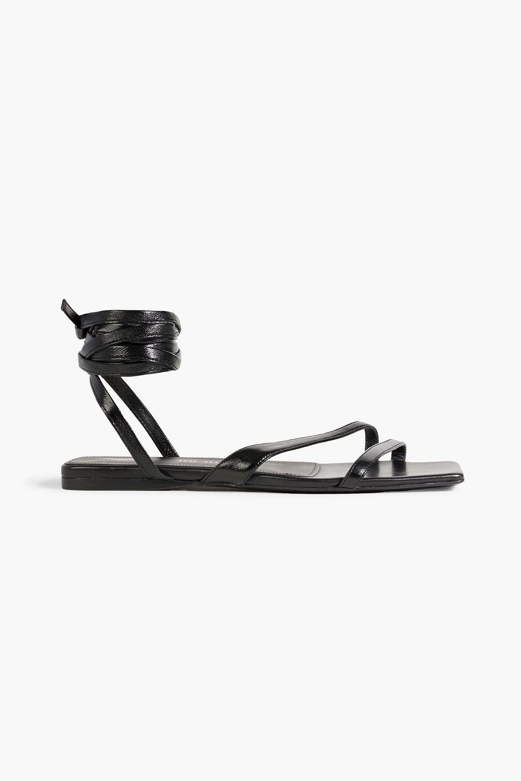 THE ATTICO Elettra patent-leather sandals | THE OUTNET