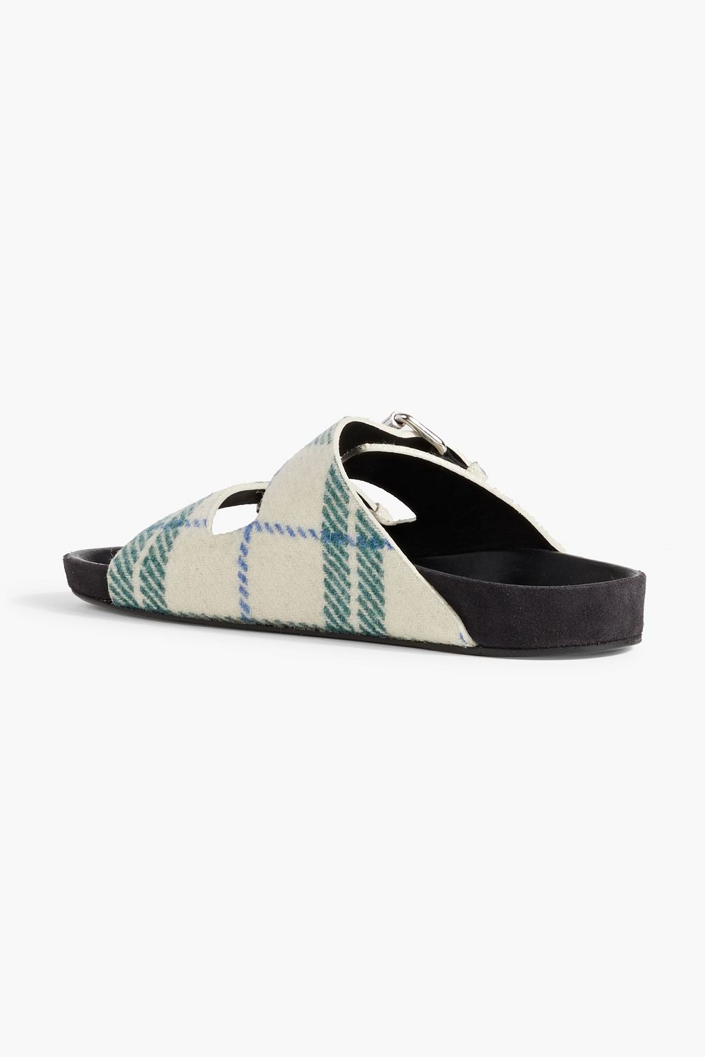 ISABEL MARANT 레니오 체크 펠트 샌들