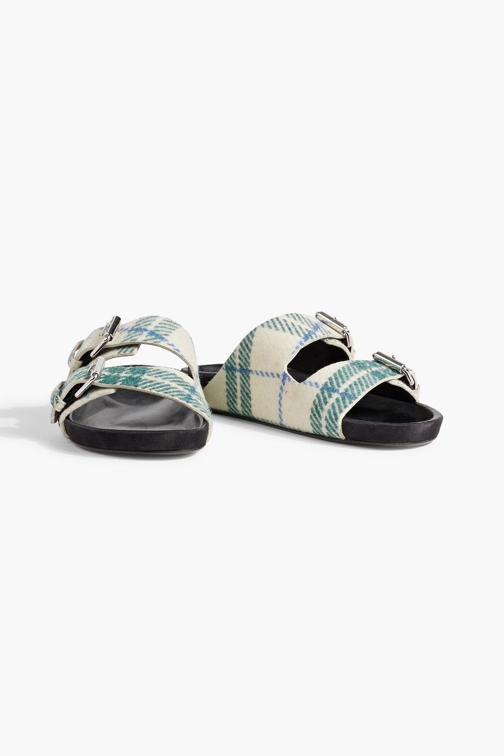 ISABEL MARANT 레니오 체크 펠트 샌들