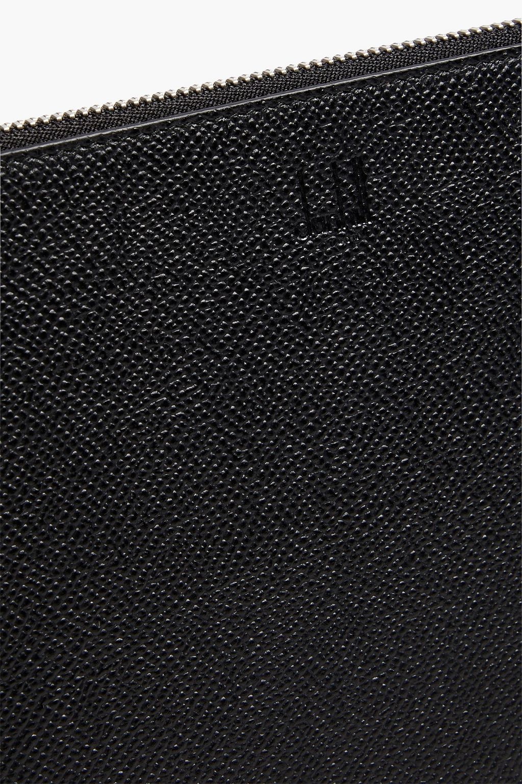 DUNHILL Pebbled-leather pouch