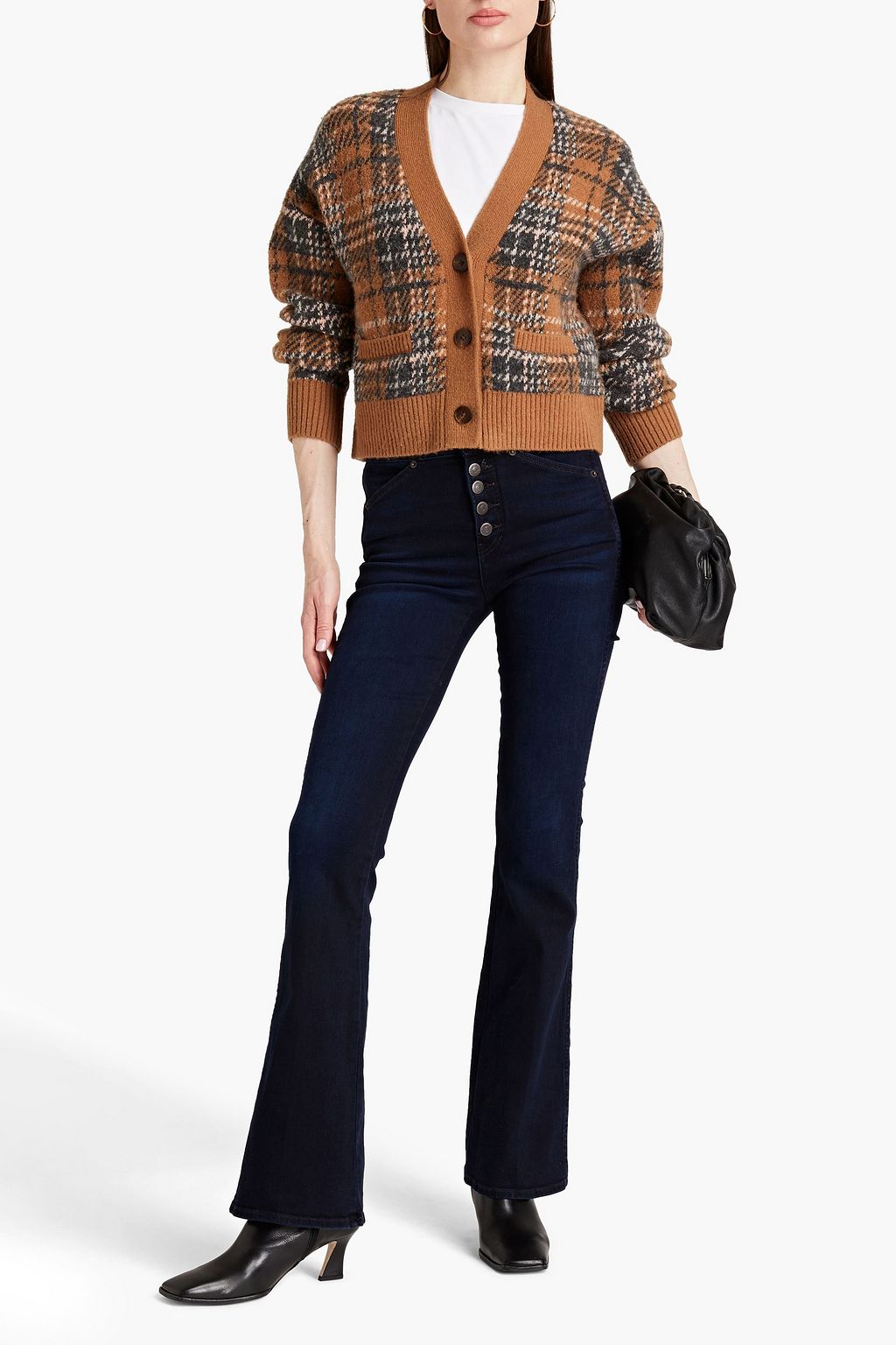 VERONICA BEARD Beverly high-rise flared jeans