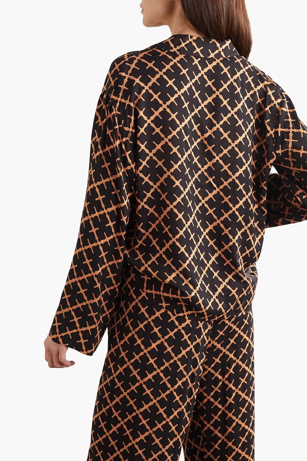BY MALENE BIRGER Osa printed twill pajama top