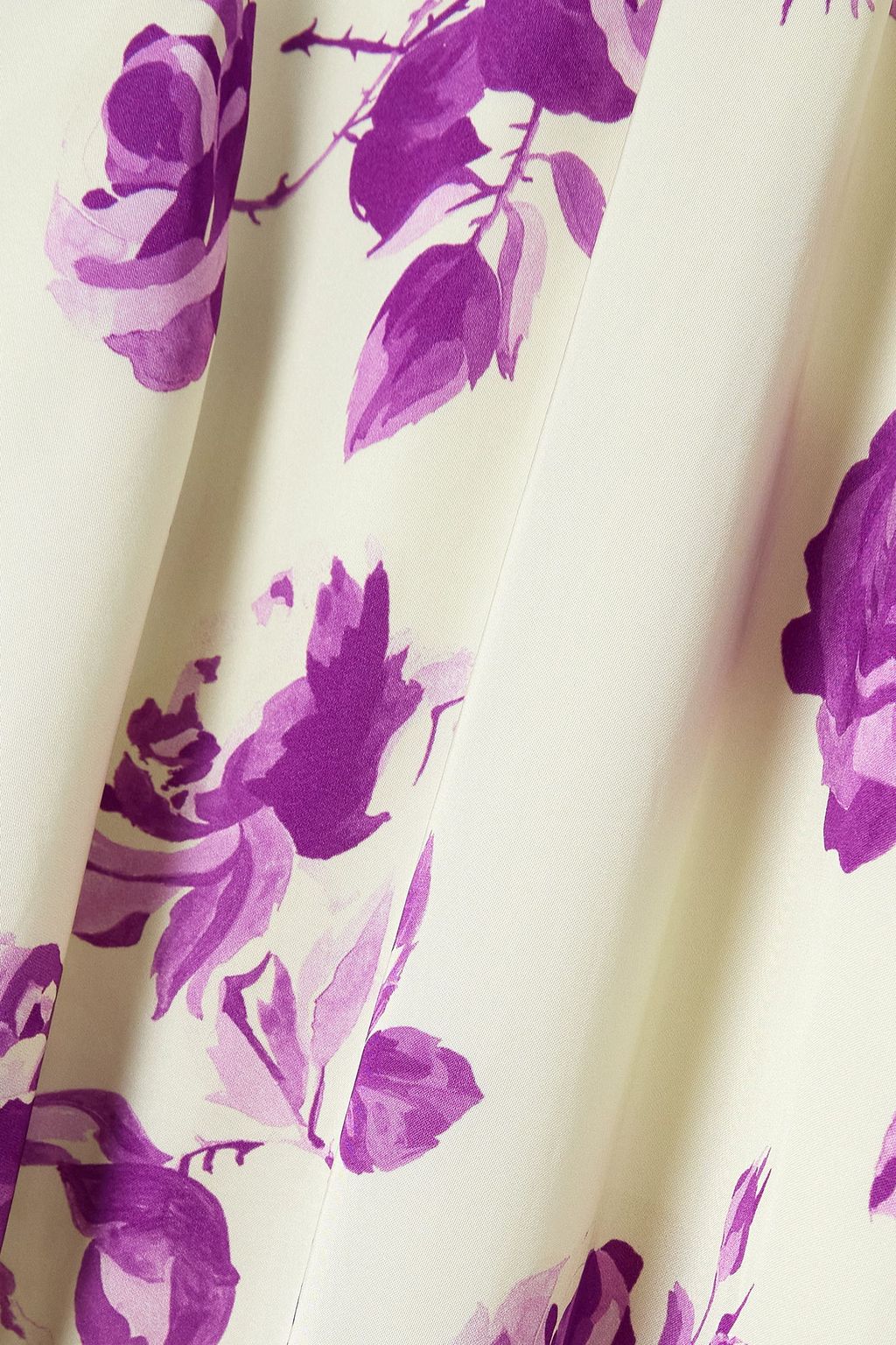 JIL SANDER Maxikleid aus Twill mit Blumenprint