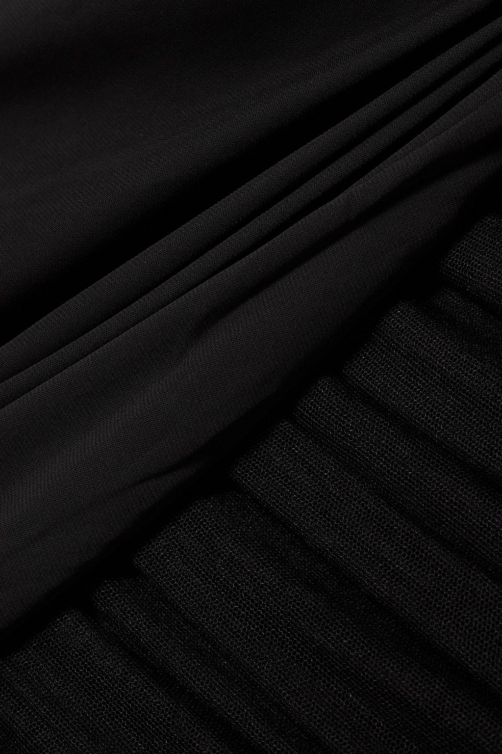 CHRISTOPHER ESBER Semblance twist-front silk-tulle and stretch-jersey maxi dress